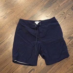 J.  Crew men’s navy swim trunks
